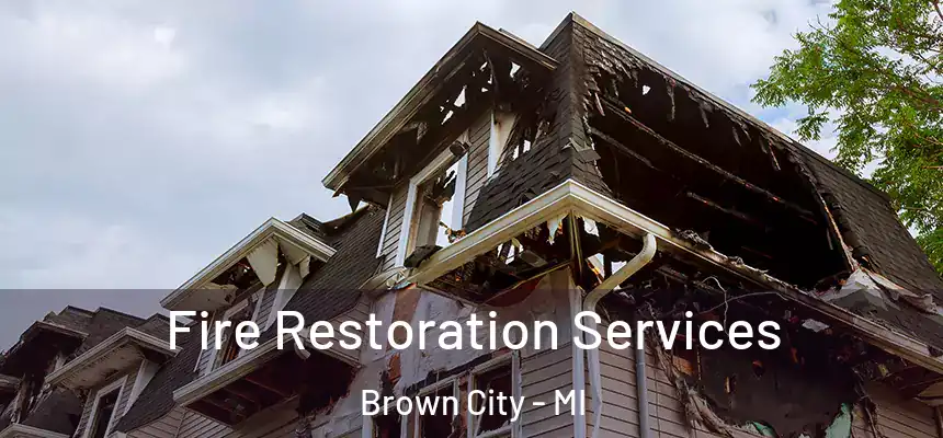  Fire Restoration Services Brown City - MI